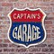 Signmission Captain's Garage, 6 Inch X 6 Inch, Plastic Sign SHI-P-6-383-CAPTAIN - alternate 5