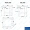 Amgood Stainless Steel Corner Work Table 38in. x 38in. x 35in. with 1.5in. Backsplash, Galvanized AMG CWT-3030-BS-Z - alternate 6