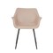 Leisuremod Markley Modern Leather Dining Arm Chair in Taupe, 2PK EC26TP2 - alternate 7
