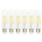 Westinghouse 8W 100W Eq. Clear T10 Dimmable Filament LED Light Bulb, Medium Base, 6PK 5342020 - alternate 1