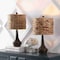 Jonathan Y Theodore 21" Rustic Farmhouse Handwoven Water Hyacinth/Resin LED Table Lamp, Brown Wood Finish, 2PK JYL4051A-SET2 - alternate 6