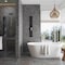 Apollo Tile 12 x 12 in. Matte Dark Gray Blue, Mosaic Wall and Floor Tile 10.76 sq ft/case, 11PK ATH88ROMOSA - alternate 2