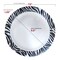 Smarty Had A Party 7.5" White w/Black Zebra Stripes Round Disposable Plastic Appetizer/Salad Plates (120 Plates), 120PK 947-B-CASE - alternate 6