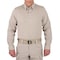 First Tactical Long Sleeve Shirt, 35% Cotton, 65% Polyester, Button, 0 Pocket(s), Khaki, S 111015 - alternate 1