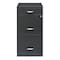 Space Solutions 14.25 in W 3 Drawer Vertical File Cabinet W/ Pencil Drawer, Charcoal 20205 - alternate 12