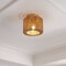 Jonathan Y Omar 8 in. 1-Light Modern Bohemian Metal and Straight Woven Paper Rope Drum LED Flush Mount, Nat, 2PK JYL1222A-SET2 - alternate 8