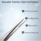A2Z Scilab Tweezers, Fine Serrated Tip Lab Forceps, 6 inch, Stainless Steel A2Z-ZR1126 - alternate 3