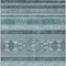 Homeroots 8' X 10' Teal Blue Ivory And Gray Southwestern Washable Indoor Outdoor Area Rug 582863 - alternate 6