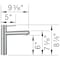 Blanco Alta II Bar 1.5 GPM, PVD Steel 527569 - alternate 4