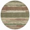 Homeroots 8' Olive Green Round Abstract Washable Indoor Outdoor Area Rug 608749 - alternate 7