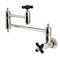 Kingston Brass Wall Mount Pot Filler Faucet, Polished Nickel KS3106PKX - alternate 1