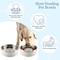Petmaker Set of 2 Stainless Steel Slow Feeder Dog Bowls 60oz Double Wall Insulated Food & Water Bowls PET6430 - alternate 8