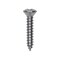 Auveco Phillips Oval Head Tapping Screw 6 x 3/4in Chrome, 100PK 1794 - alternate 1