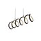 Jonathan Y Ali 31" Dimmable Adjustable Integrated LED Metal Linear Pendant, Black JYL7024B - alternate 1