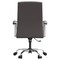 Leisuremod Evander Office Chair in Upholstered Leather and Iron Frame with Swivel and Tilt, Grey EO20GRL - alternate 6