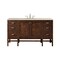 James Martin Vanities Addison 60" Single Vanity, Mid-Century Acacia, w/ 3 CM Tajnar Eclos Top E444-V60S-MCA-3TJR - alternate 1