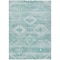 Homeroots 3' X 5' Aqua Turquoise And Ivory Southwestern Washable Indoor Outdoor Area Rug 588684 - alternate 7
