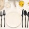 Smarty Had A Party Black Moderno Plastic Cutlery Set - Spoons, Forks, Knives, Mini Spoons, Mini Fork (480 Guests), 2400PK 9330-BSPCS-CASE - alternate 7