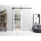 Sartodoors Pocket Interior Door, 30" x 96", Black QUADRO4002BD-B-WS-18 - alternate 1