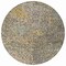 Homeroots 8' Ivory Gray And Black Round Abstract Washable Indoor Outdoor Area Rug 596820 - alternate 7