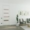 Sartodoors Hidden Door White 24x96 Solid Core Modern Interior QUADRO4113MF-WS-24x96-LH-O - alternate 1