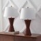 Jonathan Y Laura 27" Coastal Designer Woven Rattan/Metal Wicker Hourglass LED Table Lamp, Dark Brown, 2PK JYL4048B-SET2 - alternate 6