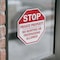 Signmission Stop Private Property No Hunting or, 4 inch X 4 inch, Vinyl Decal, 2PK OC-D-2PACK-4-165 - alternate 4