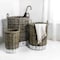 Happimess Ternion Cottage Hand-Woven Rattan Nesting Baskets with Handles, Kubu Gray/White (Set of 3), 3PK BSK1000A-3SET - alternate 8
