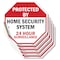 Signmission Protected By Home Security System 2, 6 inch X 6 inch, Vinyl Decal, 5PK OC-D-5PACK-6-3 - alternate 1