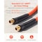 Vevor Air Hose 1/2 inx100ft Hybrid Air Hose with 1/2 inch Solid MNPT Bras Fittings HAH12100 - alternate 5