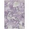 Homeroots 3' X 5' Lavender And Lilac Abstract Washable Indoor Outdoor Area Rug 609570 - alternate 6