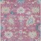Homeroots 5' X 8' Pink Ivory And Denim Blue Floral Washable Indoor Outdoor Area Rug 605320 - alternate 8