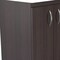 Homeroots 18" Espresso Wood Freestanding Bathroom Vanity With White Sink 249853 - alternate 1