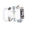 Global Door Controls EDTBAR Series Duronodic Grade 1 Commercial 36 in. Fire Rated Rim Touch Bar Exit Device TH1100EDTBARFDU - alternate 6