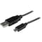 Startech.Com 3 ft Mobile Charge Sync USB to Slim Micro USB Cable for Smartphones and Tablets - A to Micro B USBAUB3BK - alternate 1