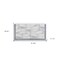 Homeroots 61" White Faux Marble And Wood Lighted Six Drawer Double Dresser 564684 - alternate 11
