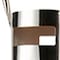 Homeroots Set of Two Clear And White Glass And Solid Wood Floor Lantern Candle Holders, 2PK 719758 - alternate 2