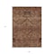 Homeroots 9' X 12' Orange Copper And Brown Floral Washable Indoor Outdoor Area Rug 588910 - alternate 6