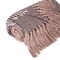 Homeroots 50" X 60" Taupe and Gray Woven Cotton Striped Throw Blanket with Fringe 548937 - alternate 5