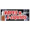 Signmission Vapes & E-liquids, 18 Inch x 48 Inch, Banner B-Vapes & E-Liquids - alternate 1