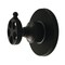 Kingston Brass Single-Handle Six-Way Diverter Valve with Knurled Handle and Round Trim Kit, Matte Black KS4030RKX - alternate 1