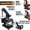 Powertec Sanding Belt Assortment, 1in W, 30in L, Aluminum Oxide, 24PK & Abrasive Cleaning Stick 11127-7N - alternate 6
