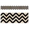 Creative Teaching Press Core Decor Black and Wood Chevron EZ Border, 48 Feet Per Pack, 3PK 10979 - alternate 3