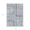 Homeroots 8' X 10' Gray Charcoal And Blue Geometric Washable Indoor Outdoor Area Rug 588341 - alternate 5