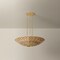 Troy Lighting Ollie 28in wide 3 Light Pendant in Vintage Gold Leaf F1528-VGL - alternate 2