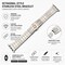 Elegani Octagonal-Style Stainless Steel Replacement Band Compatible with Apple Watch 45mm, Steel & Rose Gold APRO-SRGD-45mm - alternate 4
