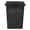 Rubbermaid Commercial EXECUTIVE 23 GALLON SLIM JIM WITH VENTIN SMFG354060BLA - alternate 5
