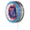 Holland Bar Stool Co Louisiana Tech University Double Neon 19" Clock Clk19LaTech - alternate 4