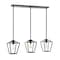 Jonathan Y Grace 36.5" 3-Light Industrial Farmhouse Iron Linear LED Pendant, Oil Rubbed Bronze JYL7581A - alternate 1