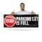 Signmission Stop Parking Lot is Full, 18 Inch x 48 Inch, Vinyl Banner B-30868 - alternate 4